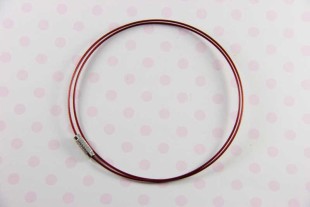 Основание для колье красный