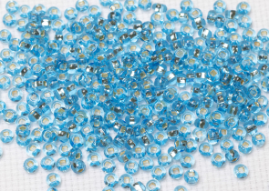 Бисер Чехия круглый 06/0 50г 67010h квадратное отверстие внутри