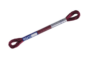 Нитки для вышивания " Gamma" мулине 100% вискоза 8 м R0410 т- бордовый