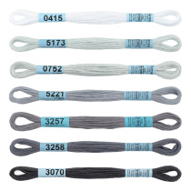 Нитки для вышивания Gamma набор мулине " СПЕКТР" 100% хлопок 7 x 8 м classic