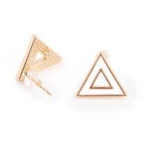 " Zlatka" Швензы FMK- H14 12 x 14 мм 2 шт 03 под золото, белый